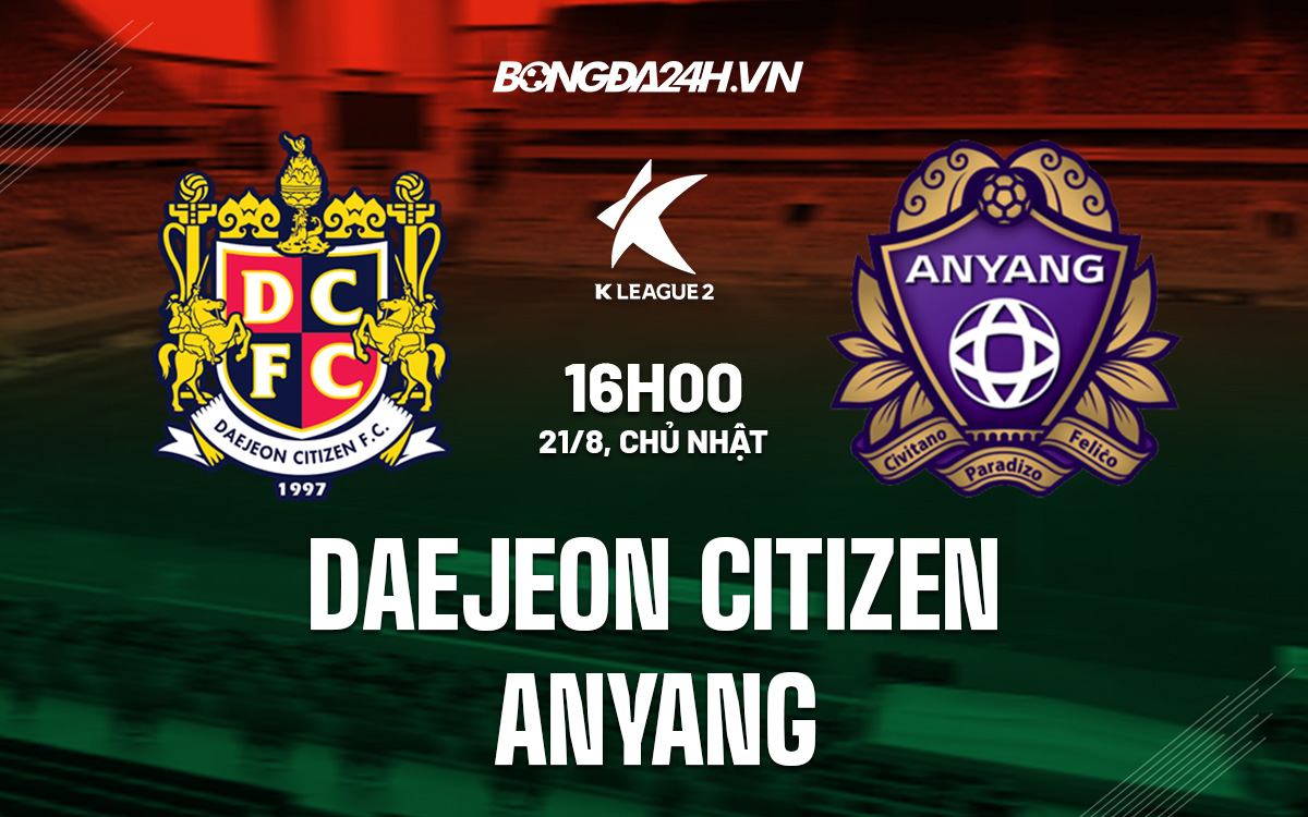 Daejeon Citizen vs Anyang 